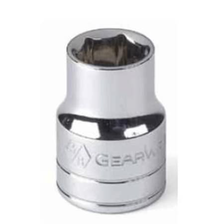 Gearwrench .25 in. Drive .25 in. 6 Point Standard Chrome Socket KDT80107